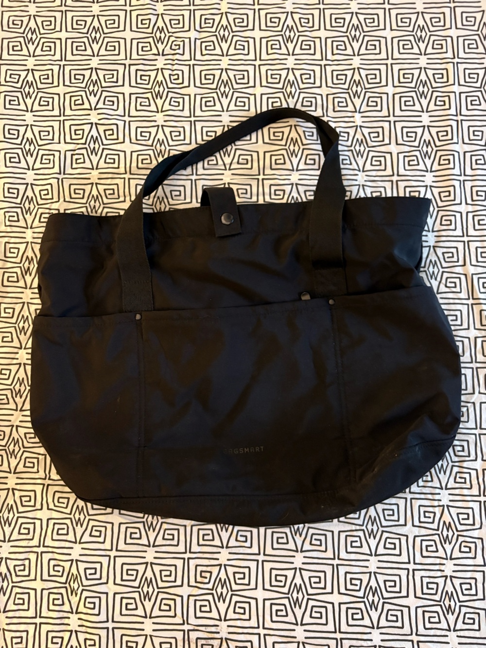 BAGSMART Black Everyday Tote Bag